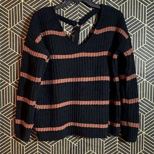 Love by Design striped sweater M